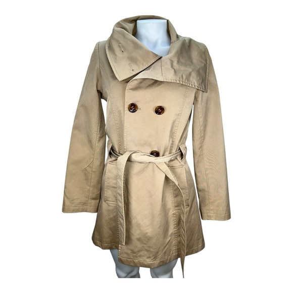 DKNY Donna Karan New York Size S Tan trench BEAUTIFUL coat - Picture 1 of 10